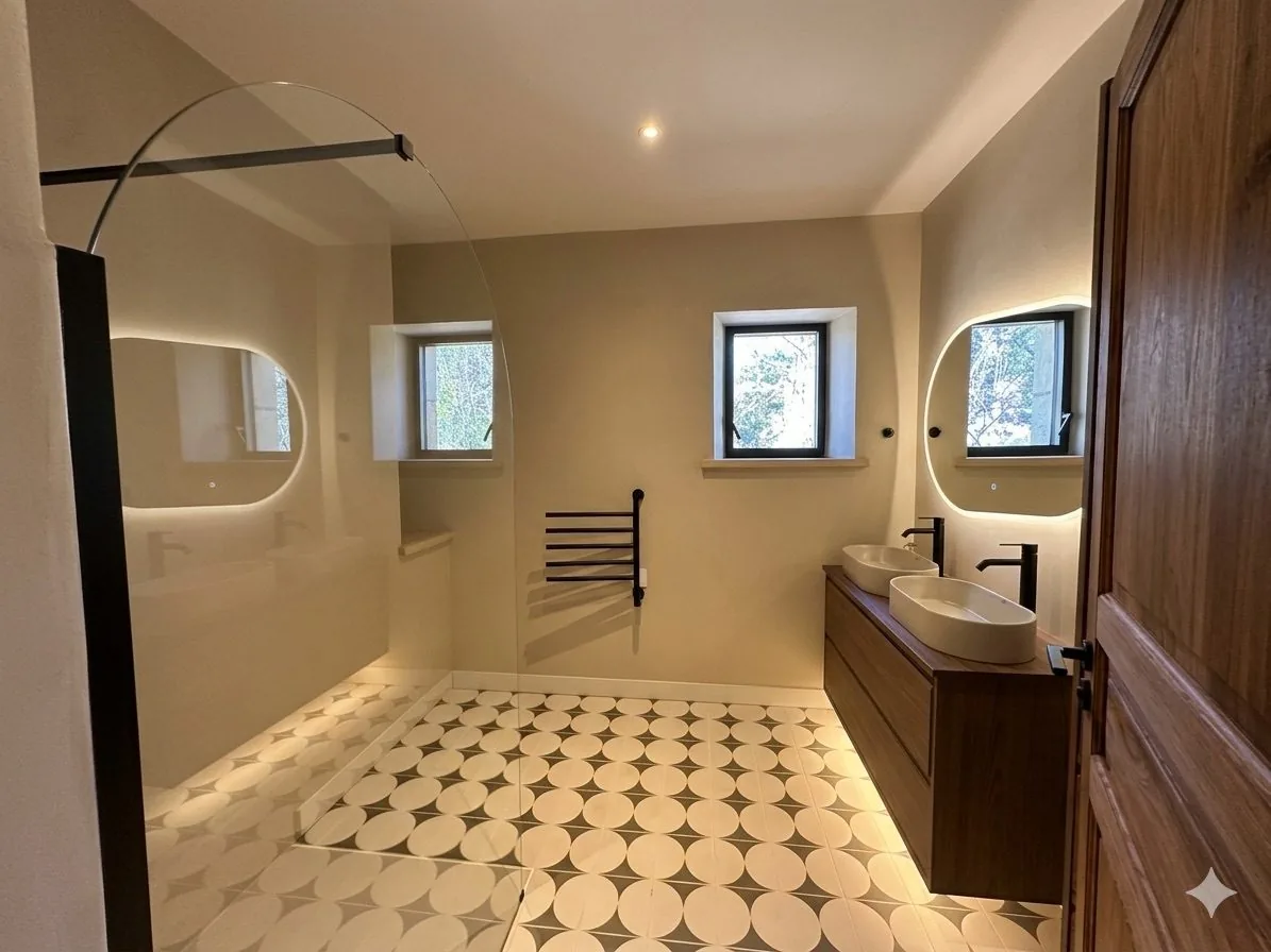 Salle de bain double vasque